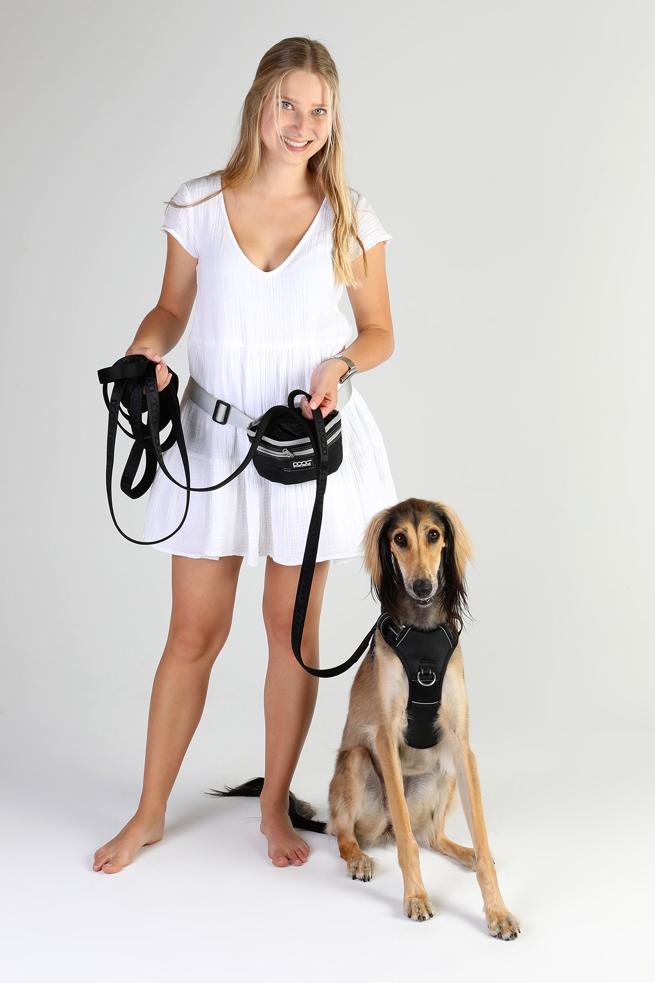 Dog Training Leash BLACK Extra Long