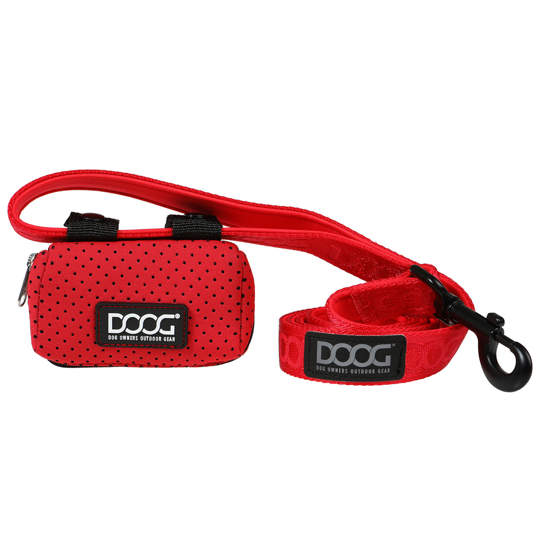 Neosport Neoprene Dog Lead - Red