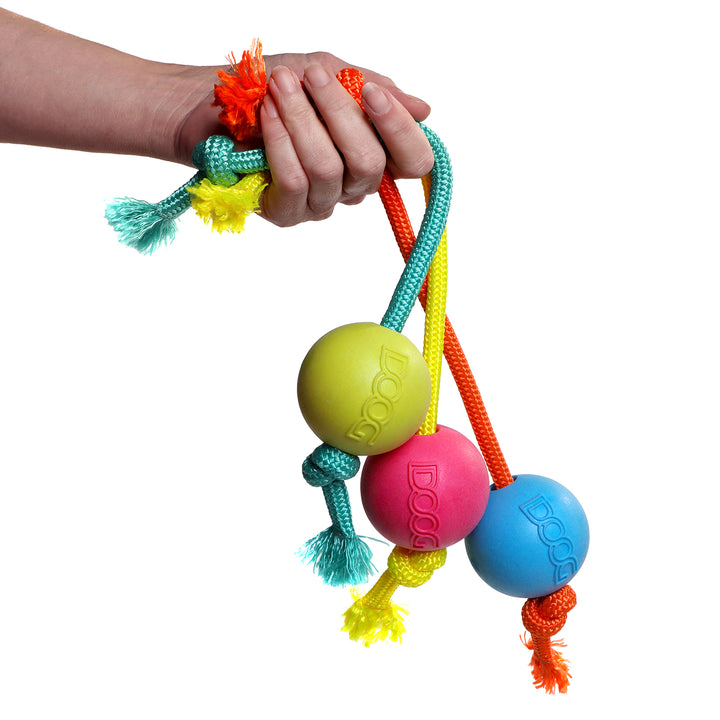 The Fetchables - Fetch & Tug ball  (Blue)