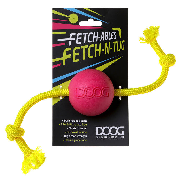 The Fetchables - Fetch & Tug Ball (Pink)