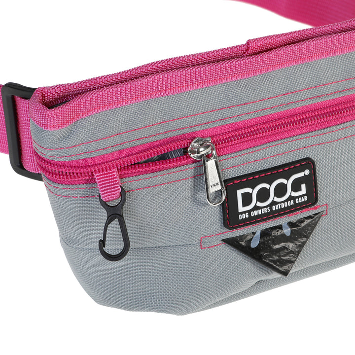 Good Dog Treat Pouch - Grey/Pink (Large)